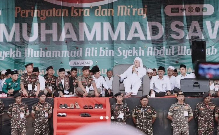 Al Haris Dampingin Habib Luthfi Peringati Isra’ Mi’raj di Tungkal Ulu Sabtu (3/1) / (Foto: Rky)