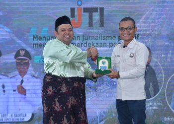 Ikatan Jurnalis Televisi Jambi (IJTI)  pengda Jambi menggelar rapat kerja daerah (rakerda) pertama tahun 2024  / (Foto: Adrian/IJTI)