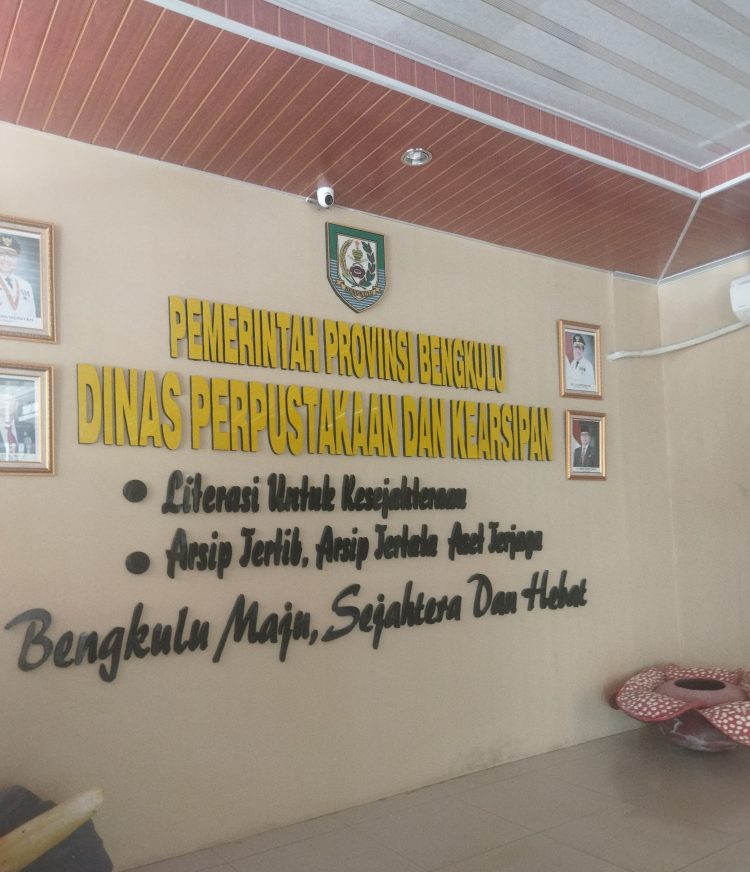 Dinas Perpustakaan dan Kearsipan Bengkulu/ (foto: diky/ampar)