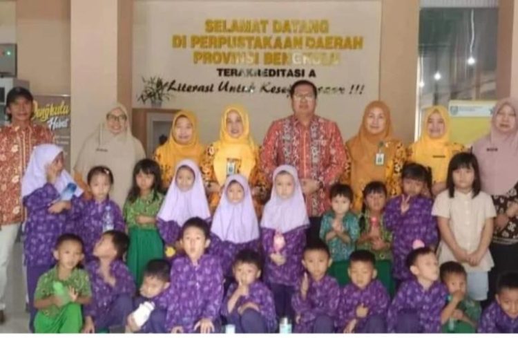 DPK Provinsi Bengkulu Menyediakan Ruang Layanan Anak Untuk Dukung Proses Belajar Anak TK/PAUD/ (Foto: diky/ampar)