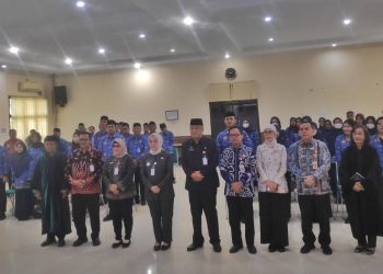 Pj Wali Kota Jambi Lantik 44 ASN, Kamis 1 Februari 2024/ (Foto: Melli/ampar)