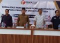 Bawaslu Kabupaten Sarolangun gelar Sosialisasi Pengawasan Pemilu Partisipatif pada Pemilihan Umum Tahun 2024, di Aula Hotel Golden, Kamis (8/2/2024) / (Foto: Fdn/Ampar)