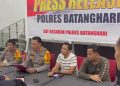 Kapolres Batanghari AKBP Bambang Purwanto saat pres komferen, Minggu (11/2)/ (Foto: Mhd/ Ampar(