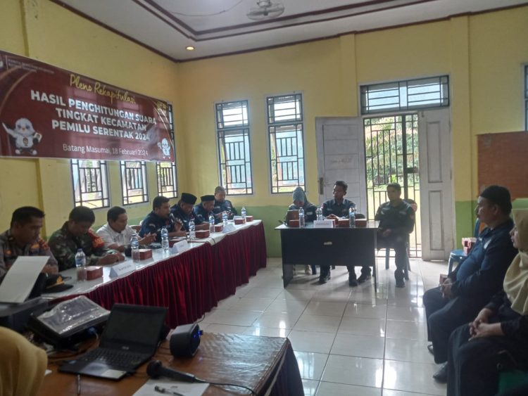 Rapat Pleno Kecamatan Batang Masumai/ (Foto: ton/Ampar)