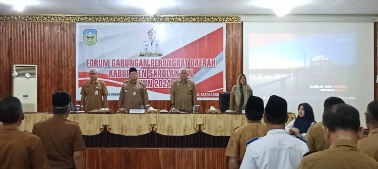 Pj Bupati Buka Forum Gabungan Perangkat Daerah/ (foto: fdn/ampar)