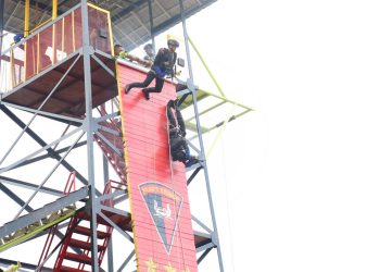 Kapolda Jambi meresmikan Tower Latihan Satbrimob Polda Jambi/ Foto: dok.alamsyah