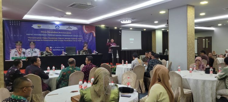 Menuju Pendidikan Mantap, Disdik Provinsi Jambi: Pentingnya Rakor Perencanaan Pendidikan 2025/ (foto: Ampar)