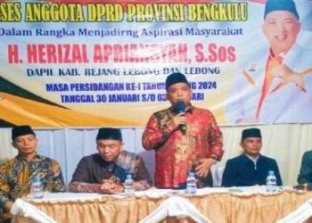 Herizal Apriansyah Serap Aspirasi Masyarkat di Curup Selatan. (Foto: Dky/Ampar)
