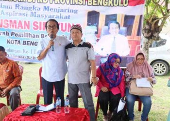 Anggota DPRD Risman Sipayung Dapat Ucapan Terimakasih Dari Masyarakat Atas Aspirasi Mereka Telah Terealisasi. (Foto: Dky/Ampar)