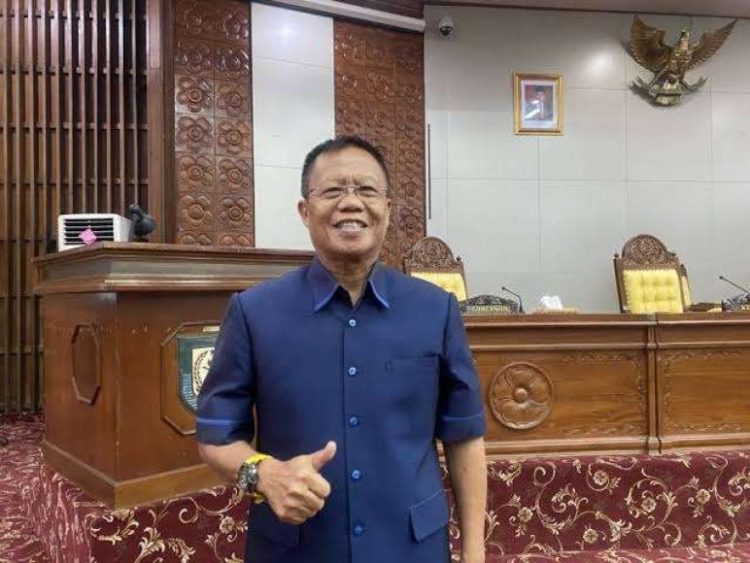 Anggota DPRD Sumardi Ajak Masyarakat Bersatu Dalam Menjaga Perdamaian Pasca Pemilu. (Foto: Dky/Ampar)