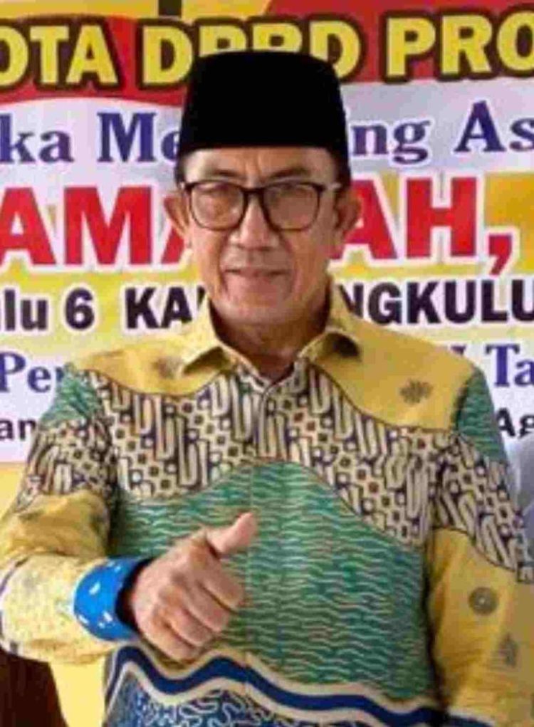 Anggota DPRD Samsu Amanah Ucapkan Terimakasih Kepada Warga Bengkulu Yang Telah Beri Kepercayaan. (Foto: Dky/Ampar)