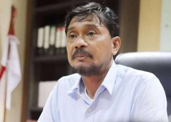 Waka II DPRD Suharto Apresiasi Bantuan Matras Untuk Para Atlet Petarung Bengkulu. (Foto: Dky/Ampar)
