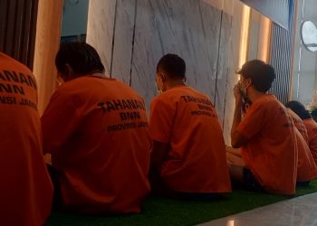 BNNP Jambi Musnahkan Sabu dan Ekstasi, 9 Tsk Dihadirkan/ (Foto: mhd/ampar)