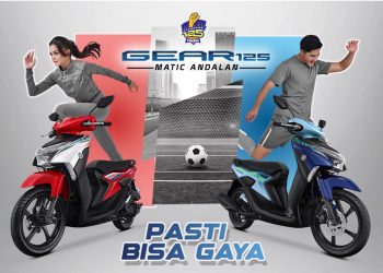 Si Serba Bisa, Matic Andalan Yamaha Gear 125 hadir dengan Warna Biru/ Foto: yamaha Jambi