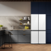 Samsung hadirkan kulkas All White Multi Door BESPOKE (edisi terbatas) dengan desain premium untuk kemudahan menyimpan bahan makanan sahur dan berbuka/ (Foto: dok.Samsung)