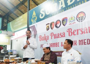 Polda Jambi Gelar Buka Puasa Bersama dengan Awak Media/ Foto: Melli