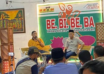 Budi Setiawan Bakal Calon Walikota Jambi 2024 Silaturhami bersama Lintas Komunitas dan Relawan/ Foto: MIn