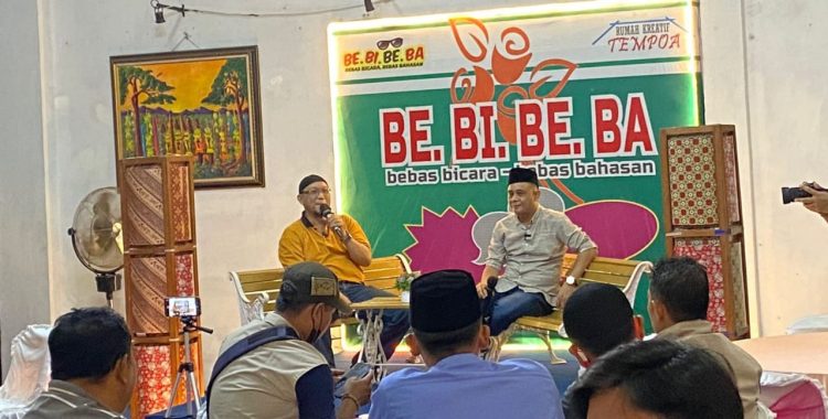 Budi Setiawan Bakal Calon Walikota Jambi 2024 Silaturhami bersama Lintas Komunitas dan Relawan/ Foto: MIn