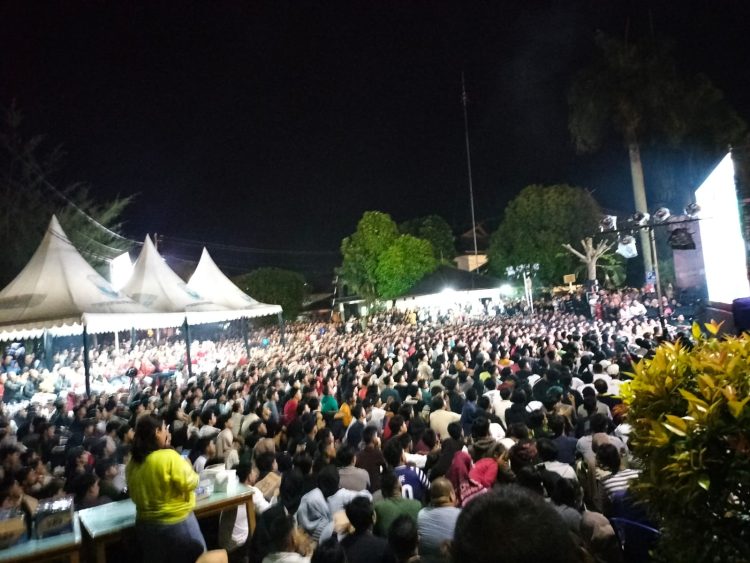 Spektakuler! Nobar Bersama Gubernur Jambi Semifinal Piala Asia U-23; Masyarakat Tumpah Ruah/ Foto: Nda