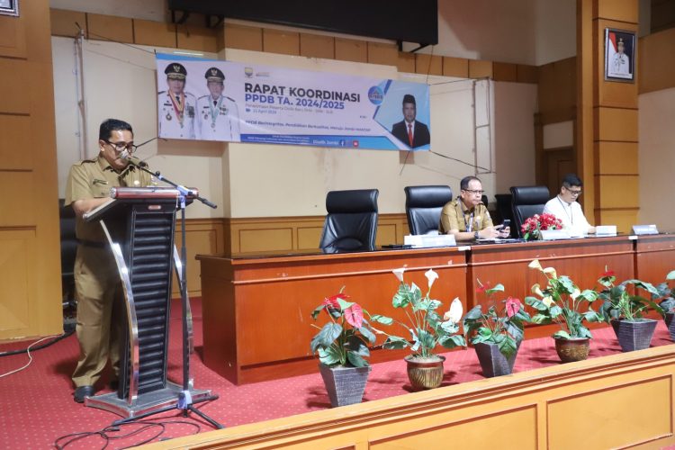 Ketua PPDB Zet Herman: Rakor dengan Camat dan Lurah Memantapkan Zonasi Sekolah/ Foto: nda