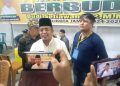 Ketua Barisan Keluarga Budi Setiawan Jauhari membuka secara resmi Tournamen Domino/ Foto: kun