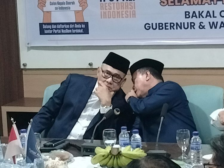 Haris-Sani resmi mendaftar ke NasDem/ (foto: nda-ampar)