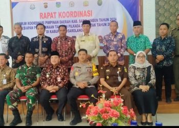 Kesbangpol Sarolangun Gelar Rakor Forkopimda Kesiapan Pelaksanaan Pilkada Tahun 2024/ Foto: Fdn-ampar