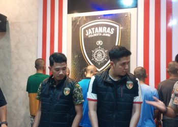 Spesialis Pencuri AC dan Penadah di Kota Jambi Diringkus Polisi/ (foto: Mhd-ampar)