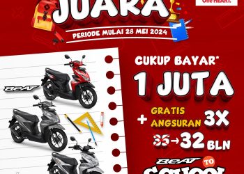 Juara BeAT to School, Beli Motor Cukup Bayar 1 Juta Saja/ Foto: Sinsen