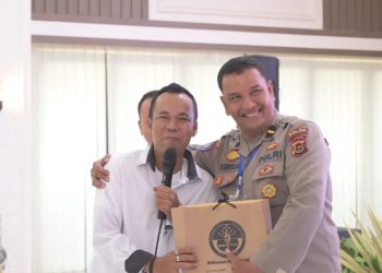 Di Rakernis Humas Polda Jambi, Hendry Nursal Suarakan Pesan Damai Selaku Publicity Ambassador Of HWPL/ Foto: Hendry