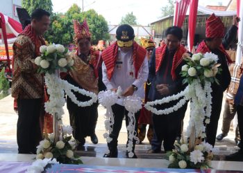 Al Haris Resmikan Gedung Gereja GBKP Runggun Jambi/ Foto: erick