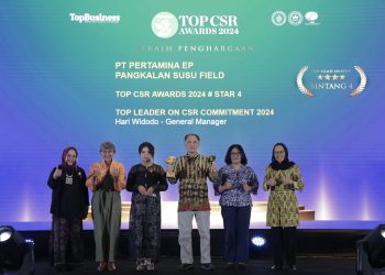 Pertamina Hulu Rokan Zona 1 Raih Penghargaan di Ajang Top CSR Awards 2024/ Foto: Tanti