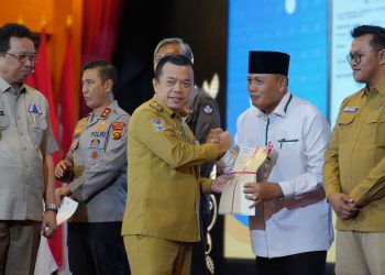 Al Haris Launching Implementasi Sertifikat Elektronik pada 4 Kantor Layanan Pertanahan Daerah/ Foto: Diskominfo Jambi