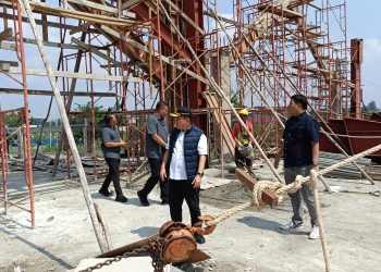Sidak Proyek Islamic Center, Al Haris Optimis Selesai Tepat Waktu