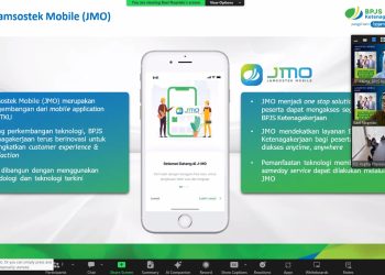 Sosialisasi Secara Online Pemanfaatan JMO Kepada Pegawai RS Rapha Theresia