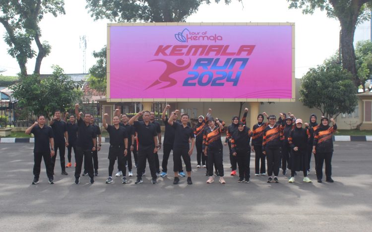 Ikuti Semarak Kemala Run 2024 Polda Jambi Kirim 31 Peserta