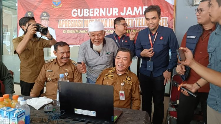 Terima Kasih Warga Hemat ke Al Haris, Kini Sudah Lancar Jaringan Telpon dan Internet