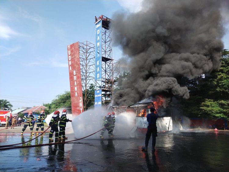 Kasus Kebakaran di Kota Jambi Menurun,/ (Foto: Melli-ampar)