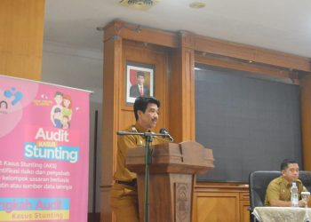 Pj Bupati Raden Najmi Pimpin Rakor Intervensi Serentak pencegahan Stunting 11 Jun 2024