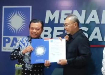 Al Haris saat menerima rekomendasi PAN/ Foto: Istimewa