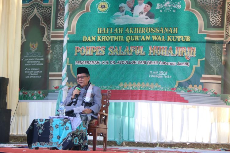 Wagub Jambi: Tiga Amal Jariyah yang Tidak Pernah Putus/ Foto: Ampar