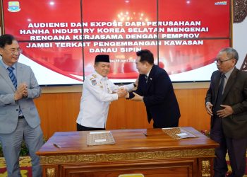 Al Haris Harap dengan Adanya Investor dari Korea Selatan, Kawasan Danau Sipin Akan Jadi Pariwisata Berbasis/ Foto: Ampar