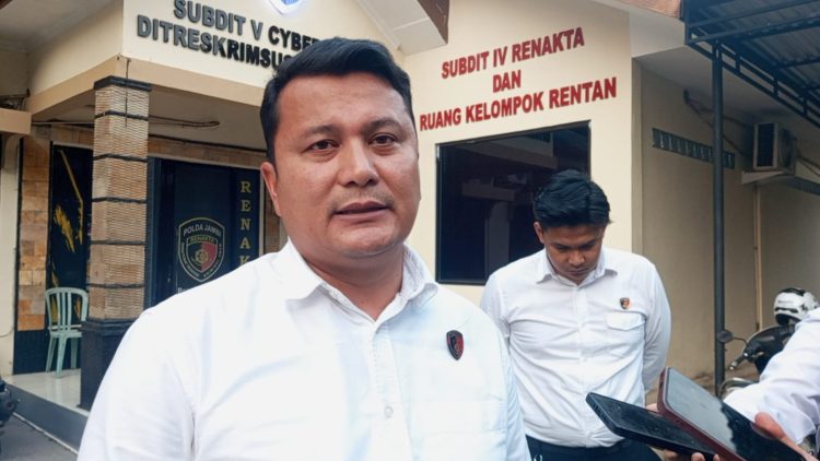 Plt Kasubdit V Cyber Crime Ditreskrimsus Polda Jambi AKBP Reza Khoimeni/ foto/ mhd/ampar