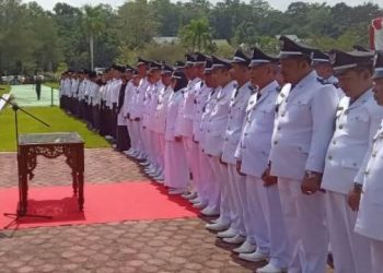 Al Haris Kukuhkan Perpanjangan Masa Jabatan 114 Kades dan Anggota BPD Kabupaten Sarolangun/ Foto/ Fdn/Ampar