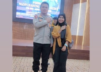 Kapolres Muba Silaturhami Ngopi Bareng Awak Media