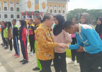 H Mukti Yakin Pengibaran dan Penurunan Bendera HUT RI ke-79 Sukses
