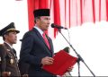 Ketua DPRD Jambi Bacakan Teks Proklamasi di Upacara HUT ke 79 RI/ foto/ hadidian/ MC DPRD Jambi