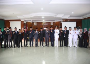 Wabup Robby Nahliansyah Lantik Pejabat Tinggi Pratama, Pejabat Administrator dan Jabatan Pengawas