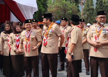 Al Haris Pimpin Apel Puncak Perayaan Pramuka ke-63 di Kota Sungai Penuh