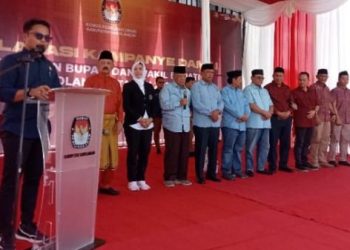 KPU Sarolangun Bersama Paslon Gelar Deklarasi Kampanye Damai